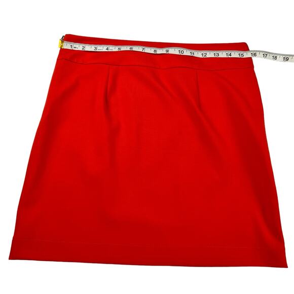 Banana Republic Womans 8P W32 Skirt Orange Mini Petite careerwear Bright Bold - Picture 8 of 13